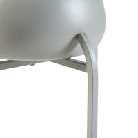 Stand Portapiante Altena 94,5 x 27 x 27 cm Metallo Grigio Chiaro [en.casa]