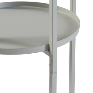 Stand Portapiante Altena 94,5 x 27 x 27 cm Metallo Grigio Chiaro [en.casa]