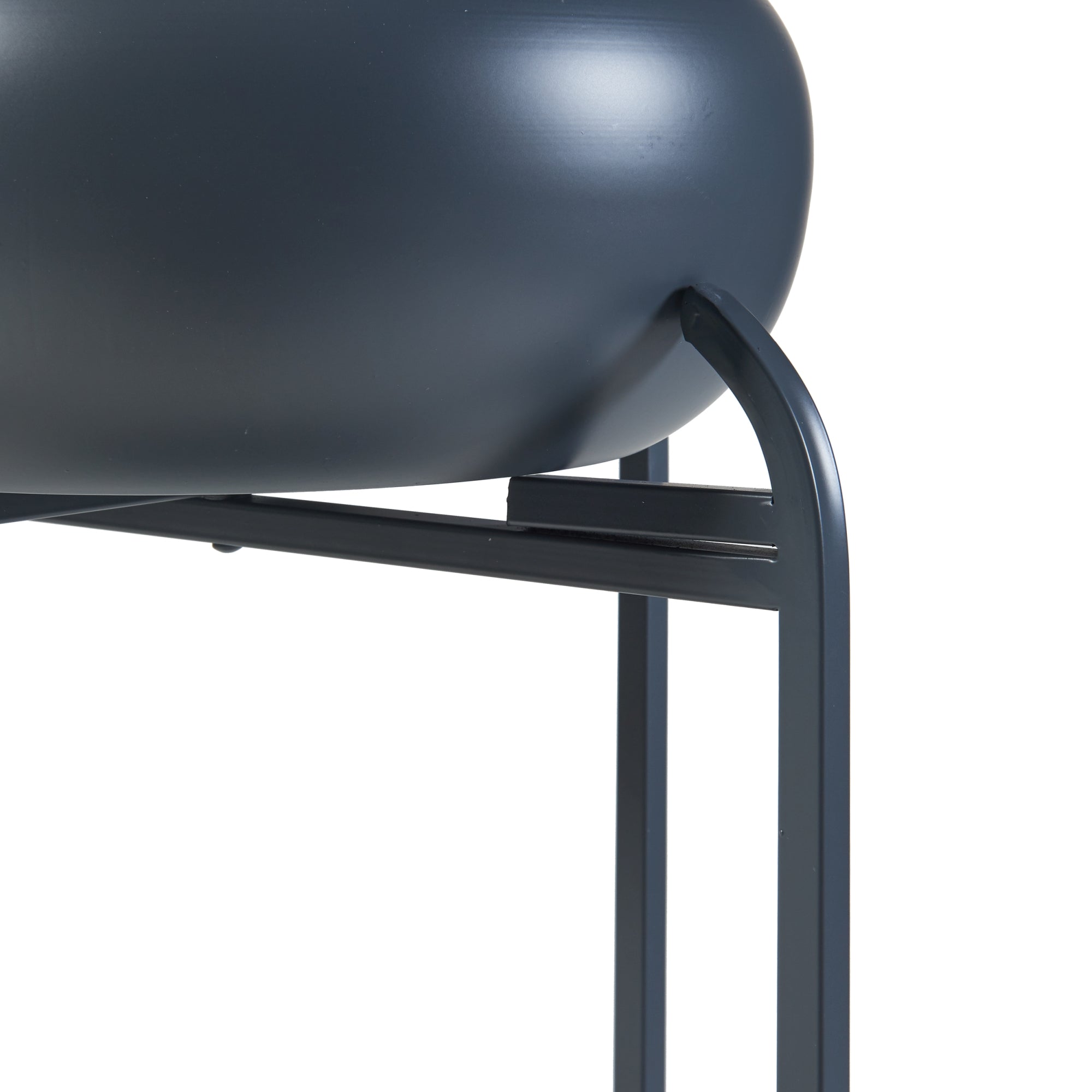 Stand Portapiante Altena 60 x 27 x 27 cm Metallo Nero [en.casa]