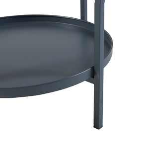 Stand Portapiante Altena 60 x 27 x 27 cm Metallo Nero [en.casa]