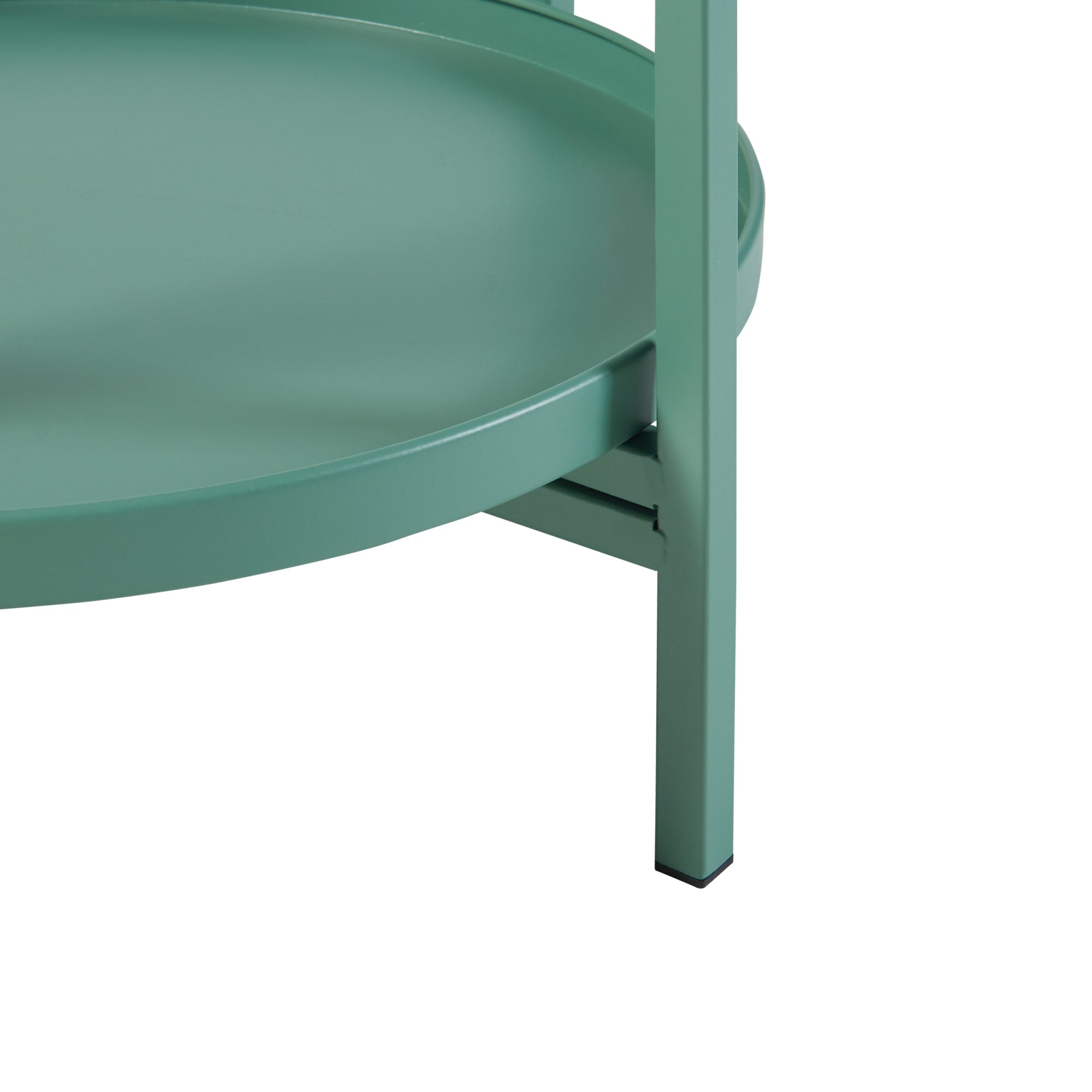 Stand Portapiante Altena 60 x 27 x 27 cm Metallo Verde [en.casa]