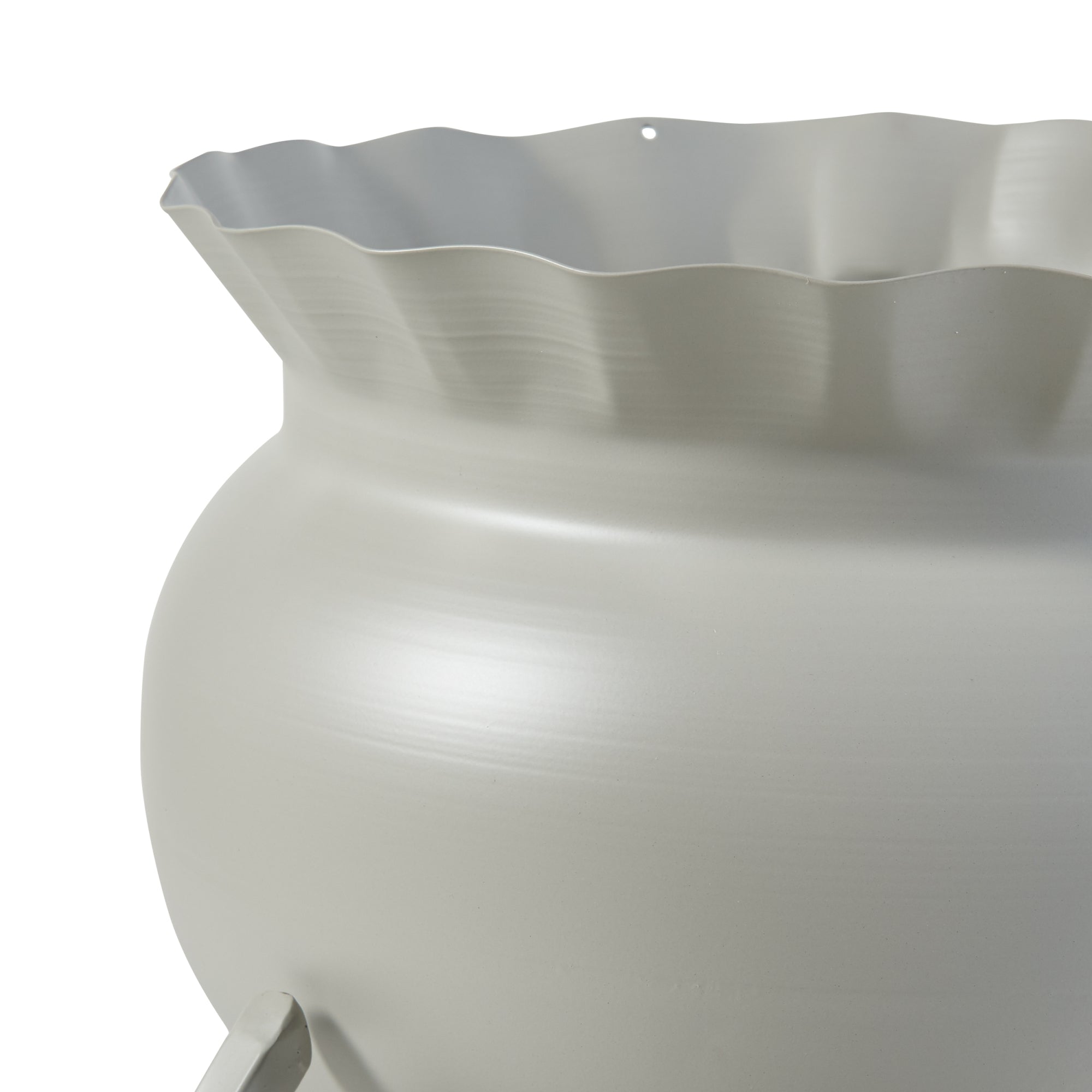 Stand Portapiante Altena 60 x 27 x 27 cm Metallo Grigio Chiaro [en.casa]