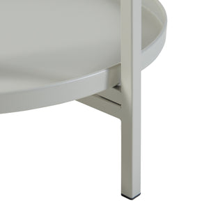 Stand Portapiante Altena 60 x 27 x 27 cm Metallo Grigio Chiaro [en.casa]