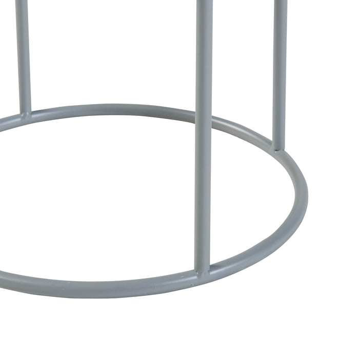 Stand Portapiante Assen 38 x 23,5 cm Metallo Grigio scuro [en.casa]