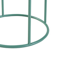 Stand Portapiante Assen 31,5 x 19,5 cm Metallo Verde [en.casa]
