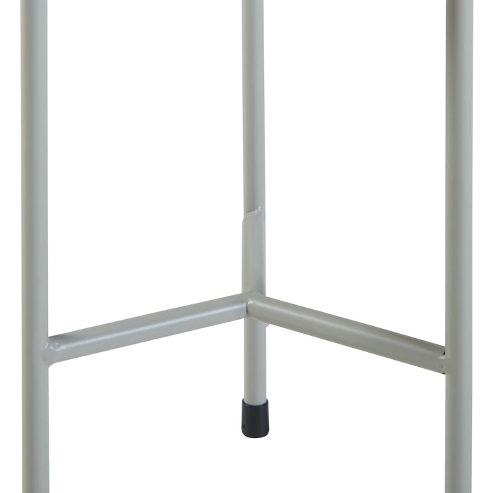 Stand Portapiante Asten in Metallo Grigio chiaro [en.casa]