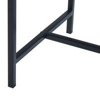 Portavasi Porsgrunn Contenitore Rettangolare Metallo Nero 70 x 30 x 30 cm [en.casa]