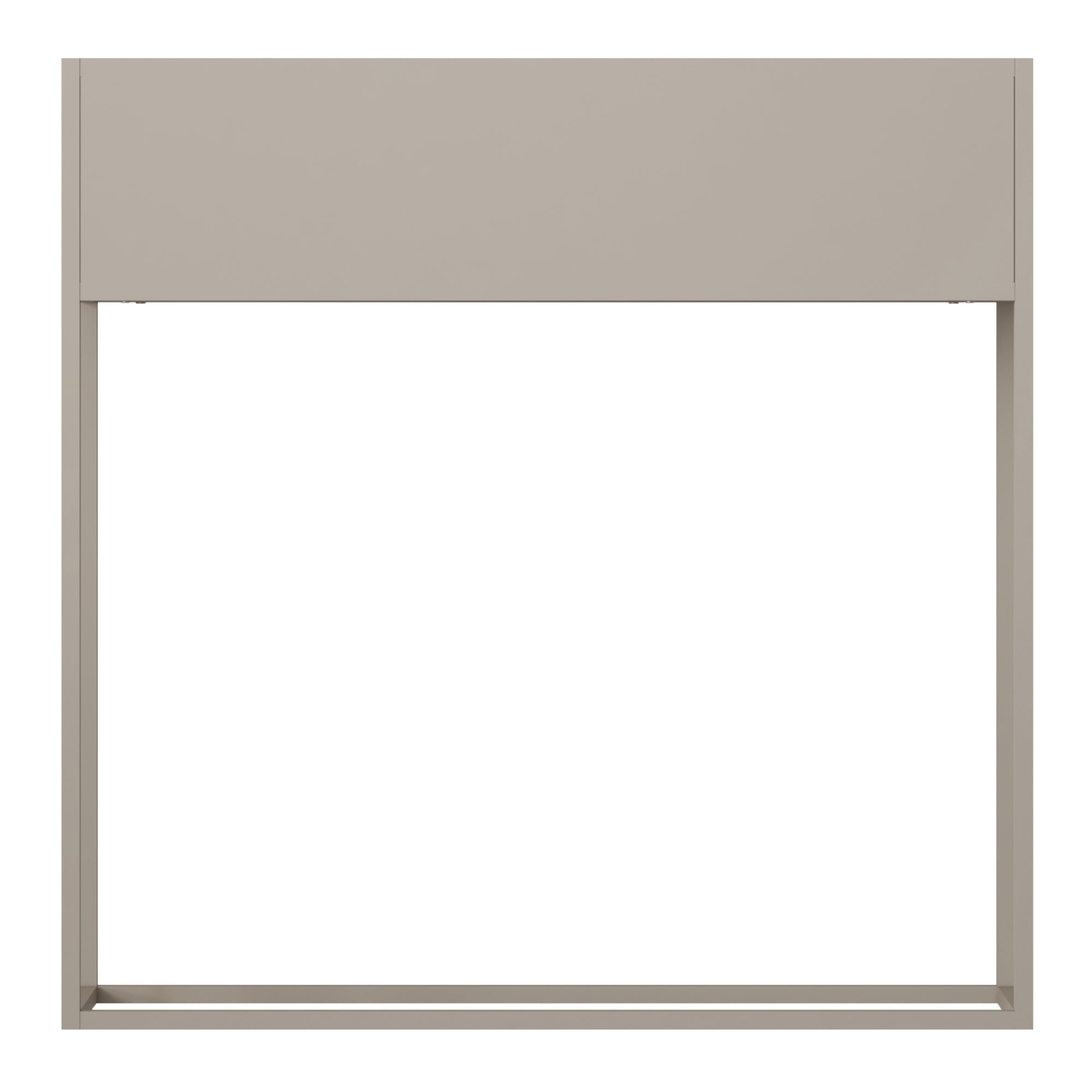 Portapiante Joensuu Portavasi Rettangolare - Acciaio Grigio Chiaro [en.casa]