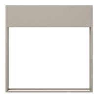 Portapiante Joensuu Portavasi Rettangolare - Acciaio Grigio Chiaro [en.casa]