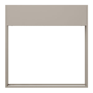 Portapiante Joensuu Portavasi Rettangolare - Acciaio Grigio Chiaro [en.casa]