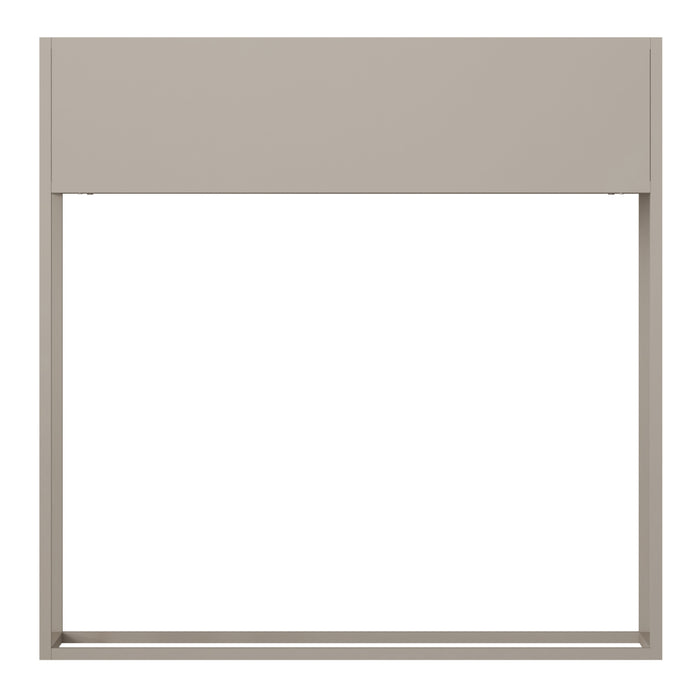 Portapiante Joensuu Portavasi Rettangolare - Acciaio Grigio Chiaro [en.casa]