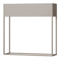 Portapiante Joensuu Portavasi Rettangolare - Acciaio Grigio Chiaro [en.casa]