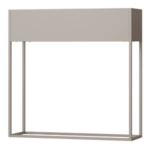 Portapiante Joensuu Portavasi Rettangolare - Acciaio Grigio Chiaro [en.casa]