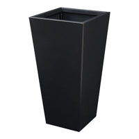 Fioriera Vaargel in Acciaio Portafiori 76x39x39 cm - Nero casa.pro