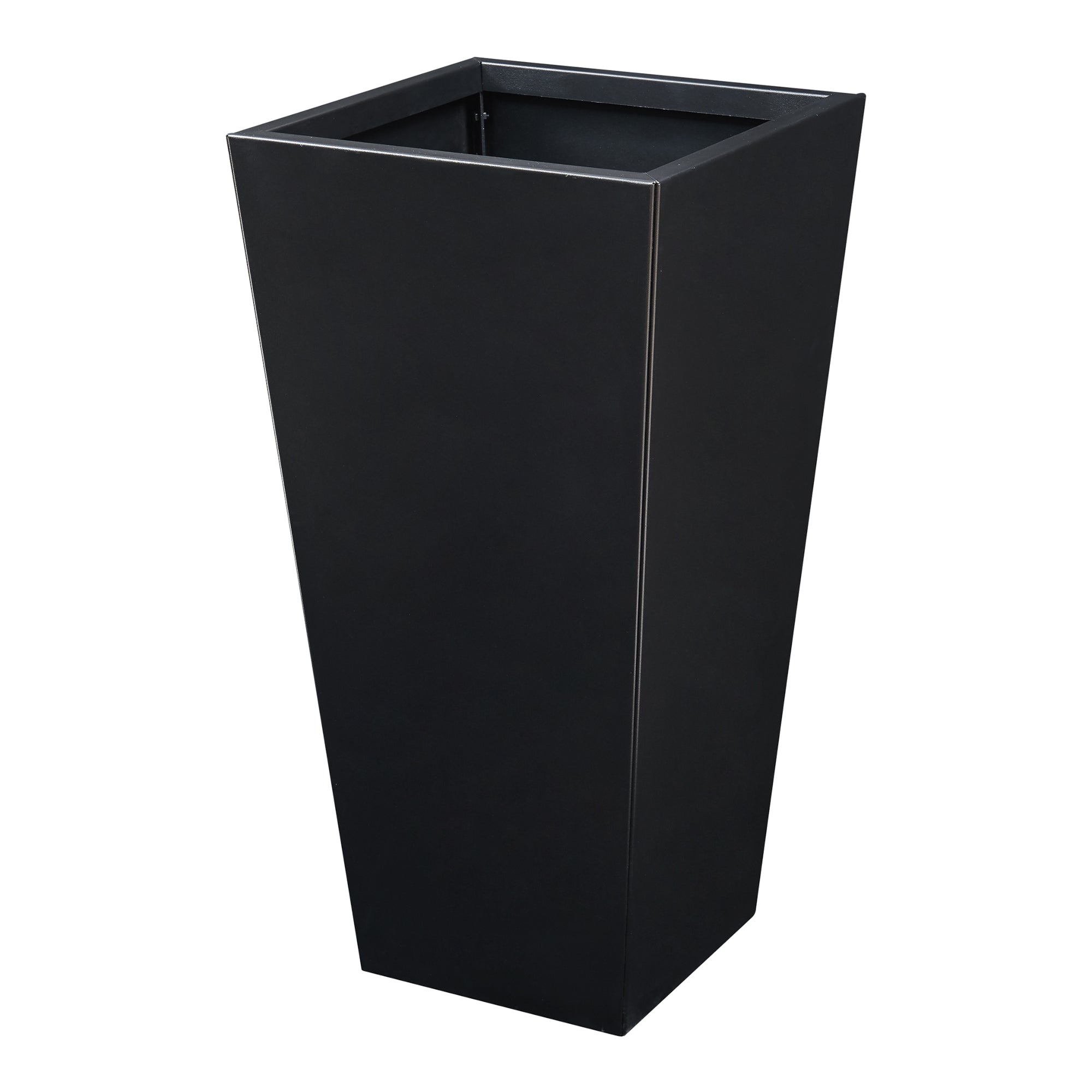 Fioriera Vaargel in Acciaio Portafiori 76x39x39 cm - Nero casa.pro