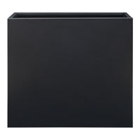 Fioriera Vaargel in Acciaio Portafiori 82x90x30 cm - Nero casa.pro