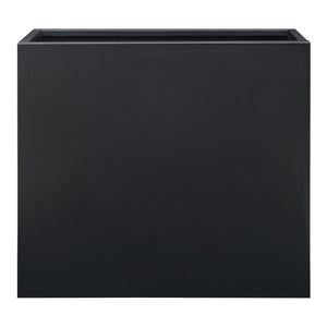 Fioriera Vaargel in Acciaio Portafiori 82x90x30 cm - Nero casa.pro