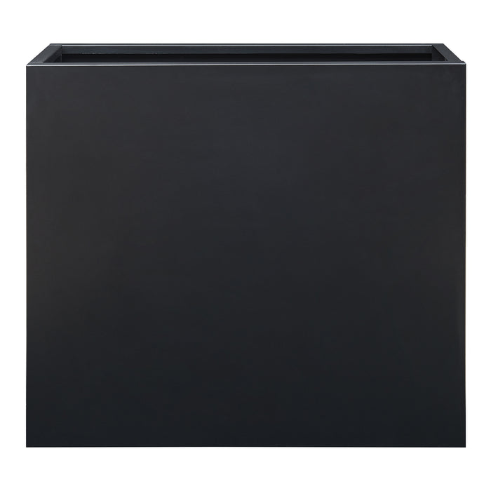 Fioriera Vaargel in Acciaio Portafiori 82x90x30 cm - Nero casa.pro