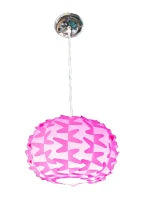 Paralume Da Soffitto Chip Viola Cm Ø 28X18