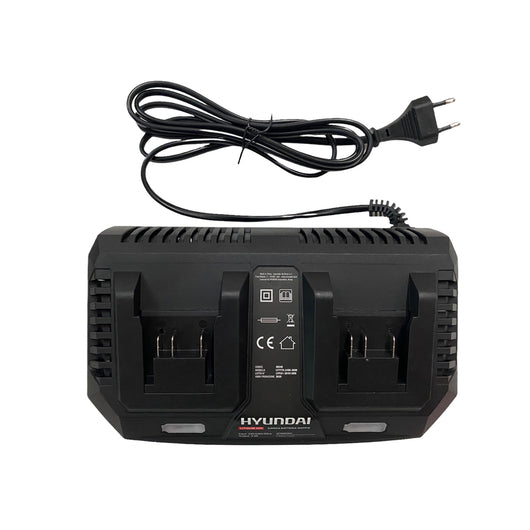 CARICABATTERIA CARICATORE DOPPIO ALIMENTATORE BATTERIA 3Ah HYUNDAI