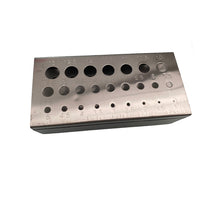 25 FORI PORTA PUNTE UTENSILI SCATOLA SUPPORTO PUNTA DA TRAPANO FRESA CONDOR