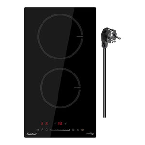 Piano cottura Comfee CIH351D257KO ad induzione 30 cm 2 zone di cottura nero