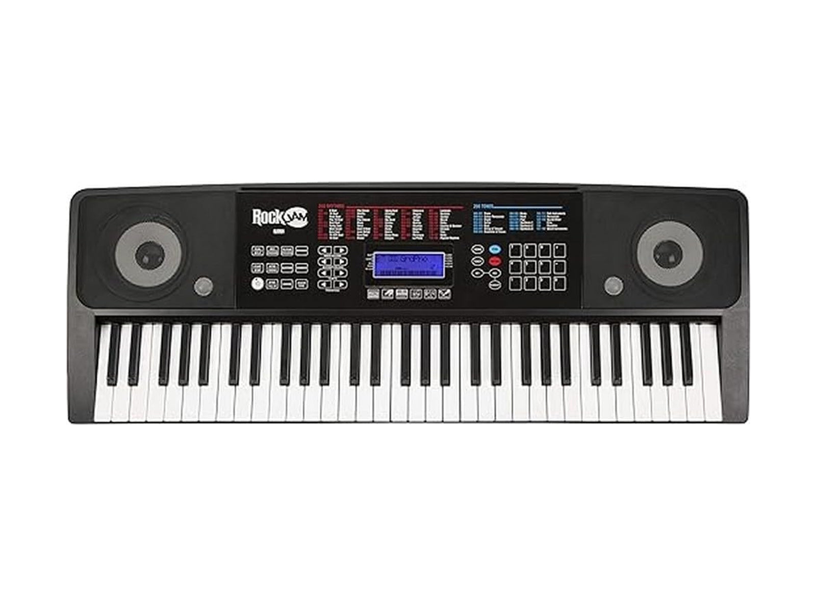 Pianoforte Digitale Tastiera RockJam RJ761 a 61 Tasti con Display Touch Panchina Supporto Tastiera Cuffie Pedale per Tutte le Età