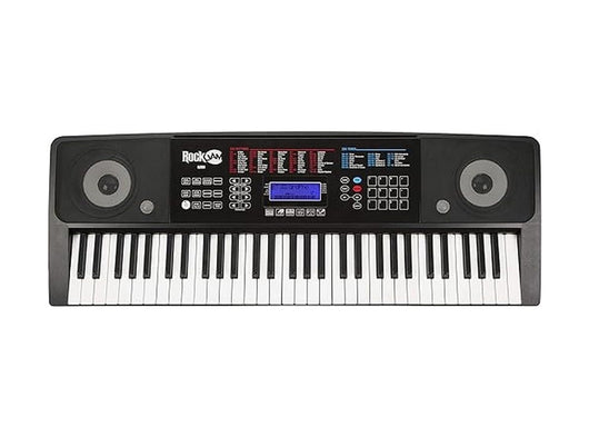 Pianoforte Digitale Tastiera RockJam RJ761 a 61 Tasti con Display Touch Panchina Supporto Tastiera Cuffie Pedale per Tutte le Età