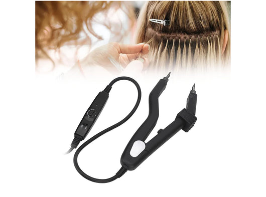 Piastra Capelli per Extension Applicazione a Caldo Ferro Termico Professionale con Regolazione di Temperatura Fino a 220 Gradi