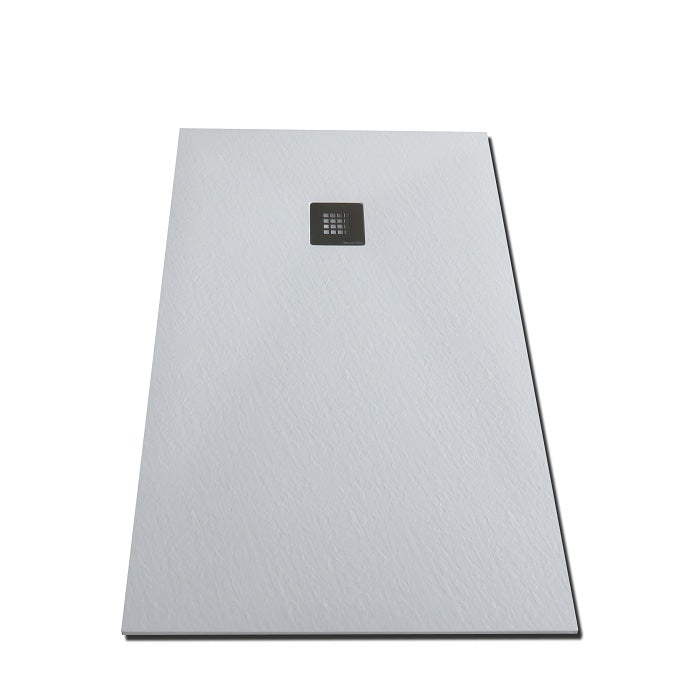 Piatto doccia marmoresina gelcoat pieno bianco h.2,8cm Doliso Elostone Bianco,90x120  cm