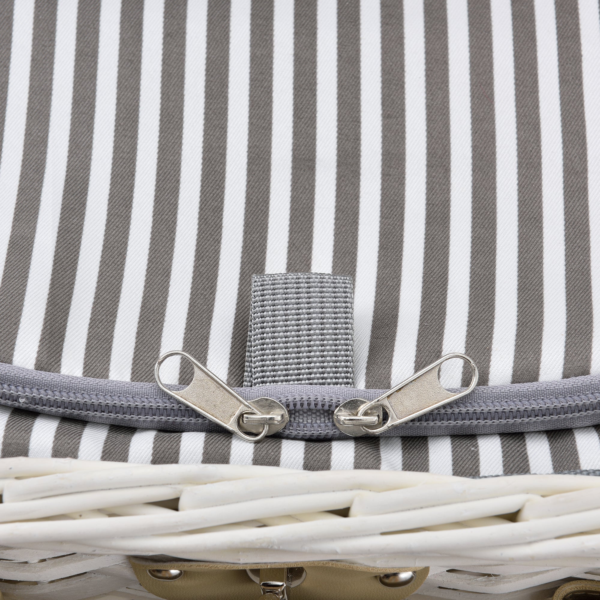 Cestino da Picnic per 2 Persone Valigia Picnic in Rami di Salice Vintage - Esterno Bianco casa.pro