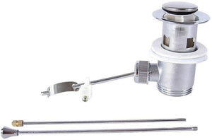 Piletta scarico a saltarello con aste e tappo per lavabo bidet 1" 1/4 ART.52360