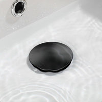 Piletta scarico click clack universale 1/4" Nera tappo lavabo lavello 59606
