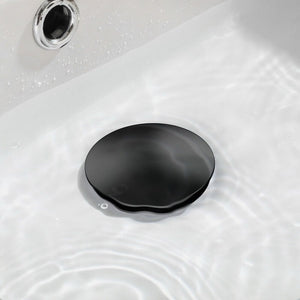 Piletta scarico click clack universale 1/4" Nera tappo lavabo lavello 59606