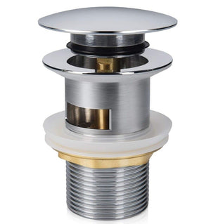 Piletta scarico click clack universale tappo lavabo lavello bidet 59605/86032