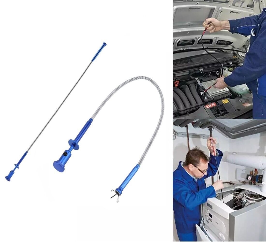 Pinza Asta raccogli tutto flessibile sonda magnetica con ad artiglio e luce 55CM