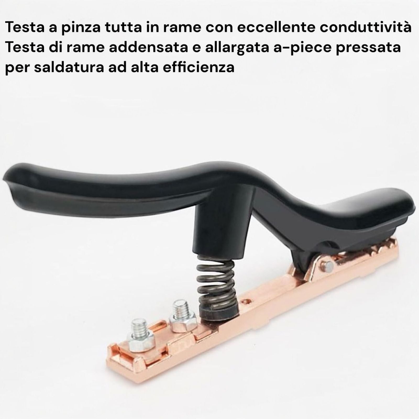 Pinza Porta Elettrodi 800A per Saldatrice Morsetto Professionale 29cm YDS-1160