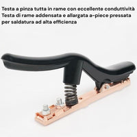 Pinza Porta Elettrodi 800A per Saldatrice Morsetto Professionale 29cm YDS-1160