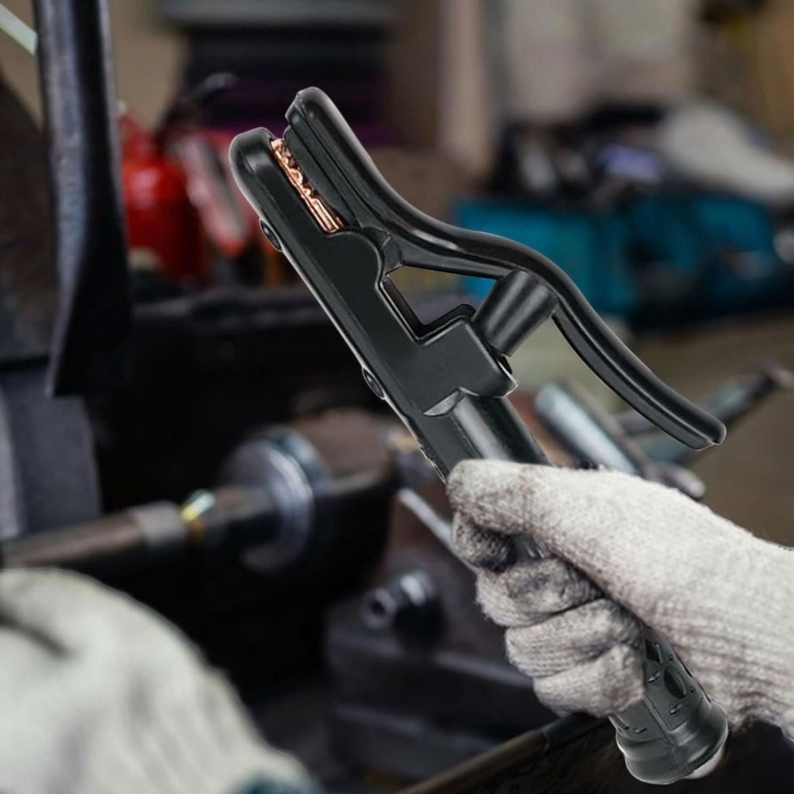 Pinza Porta Elettrodi 800A per Saldatrice Morsetto Professionale 29cm YDS-1160