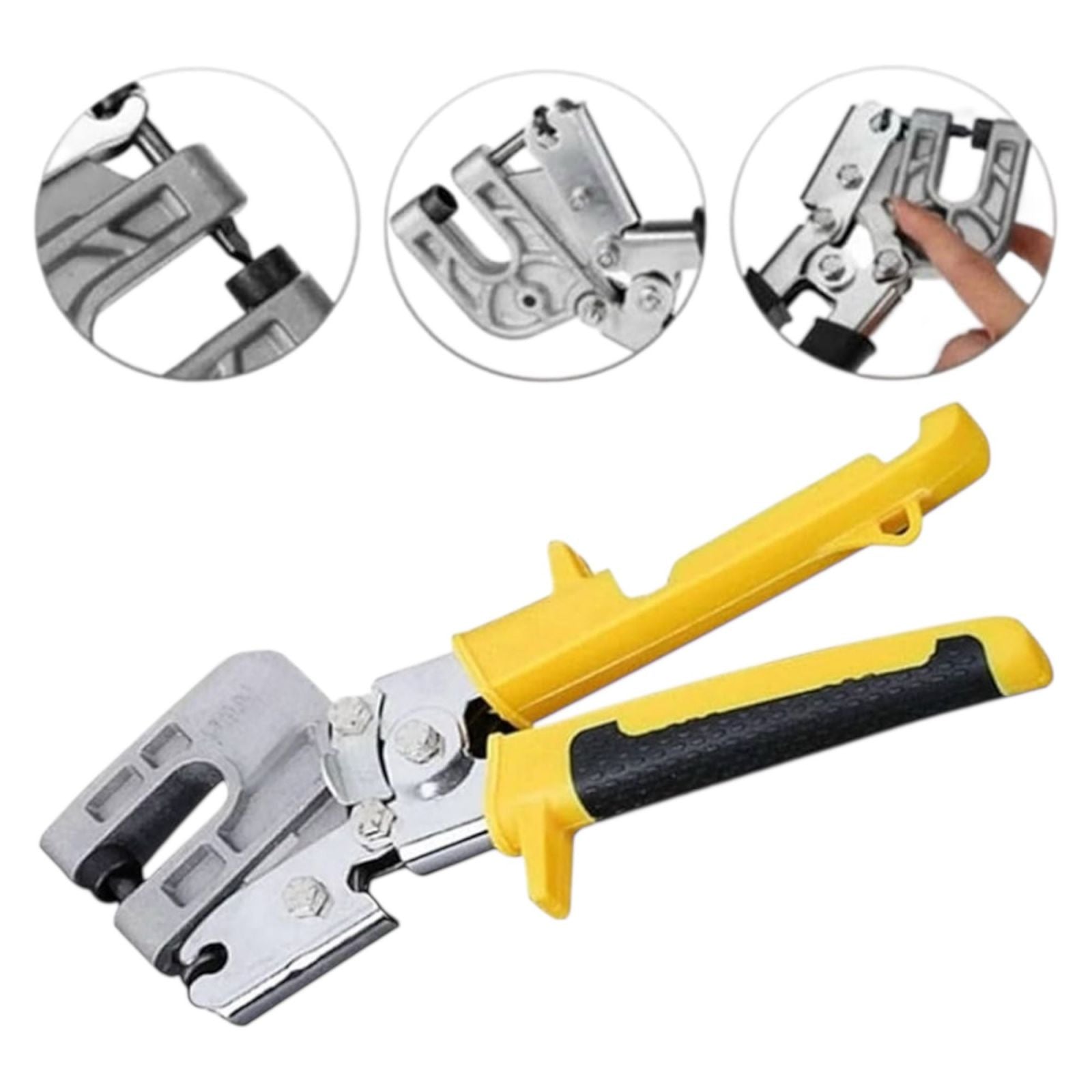 Pinza Punzonatrice Doppia Leva per Cartongesso Profili Metallo Zincati Art.82057