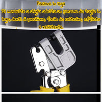 Pinza Punzonatrice Doppia Leva per Cartongesso Profili Metallo Zincati Art.82057