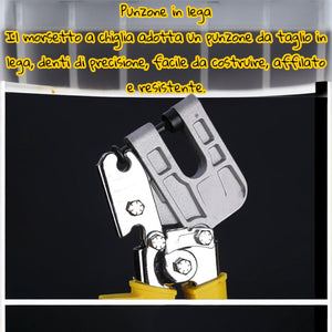 Pinza Punzonatrice Doppia Leva per Cartongesso Profili Metallo Zincati Art.82057