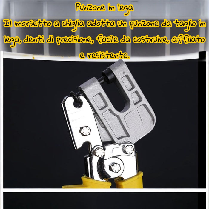 Pinza Punzonatrice Doppia Leva per Cartongesso Profili Metallo Zincati Art.82057