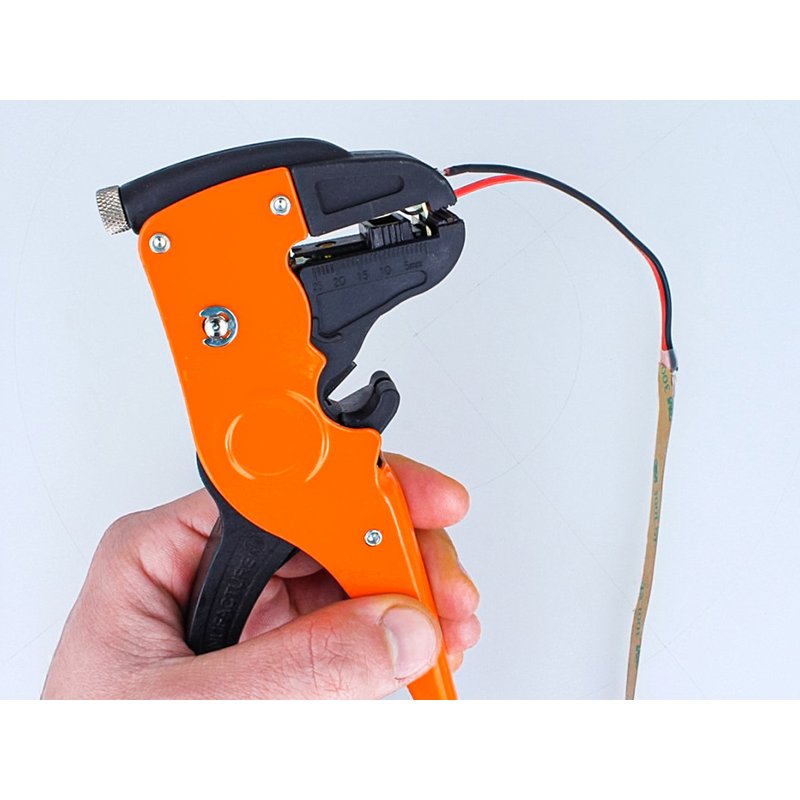 Pinza Spelafili Frontale Autoregolabile con Dispositivo di Taglio 0,25-2,2 mm2