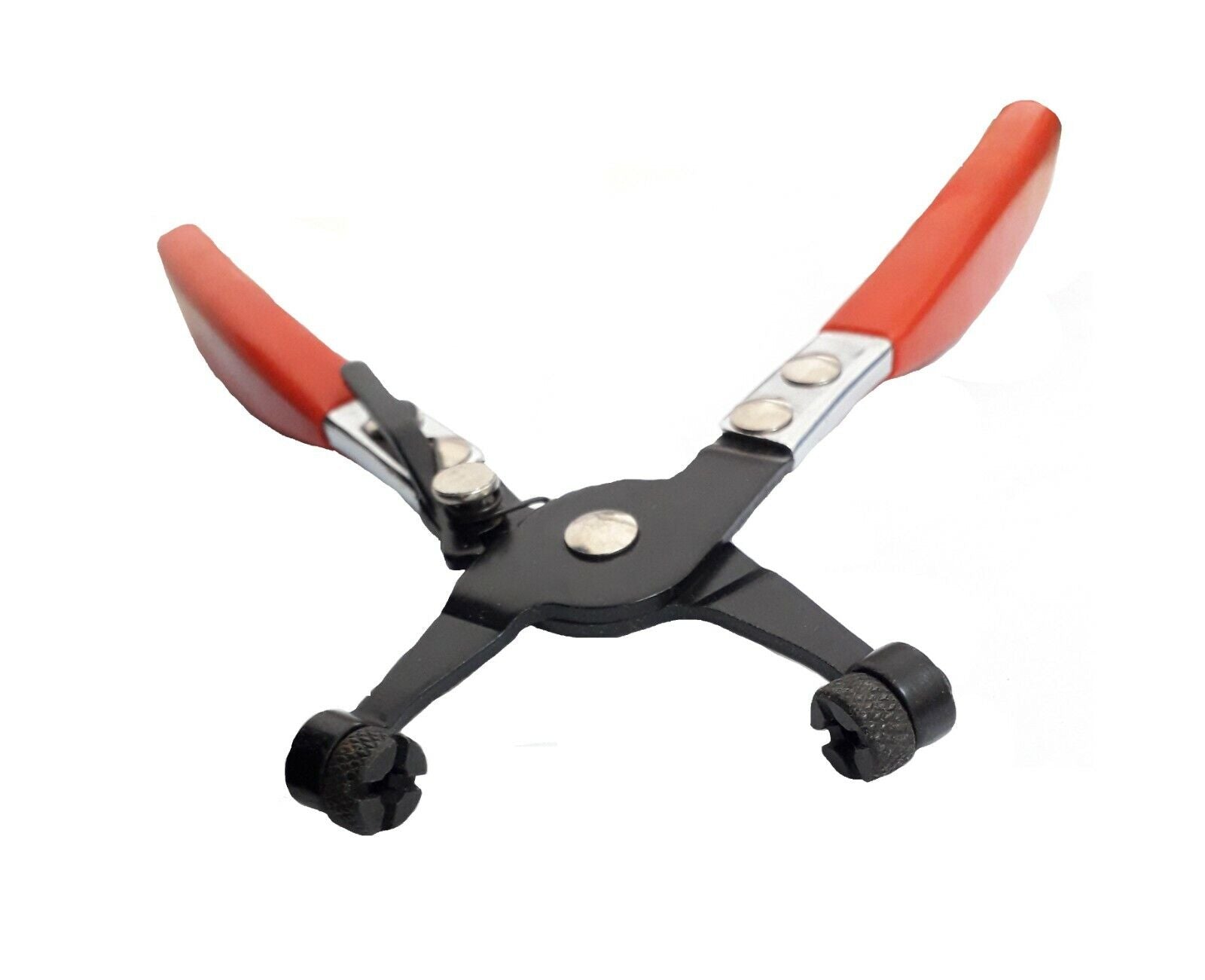 Pinza a clic per fascette stringitubi morsetti auto 215mm fessura a croce 07749