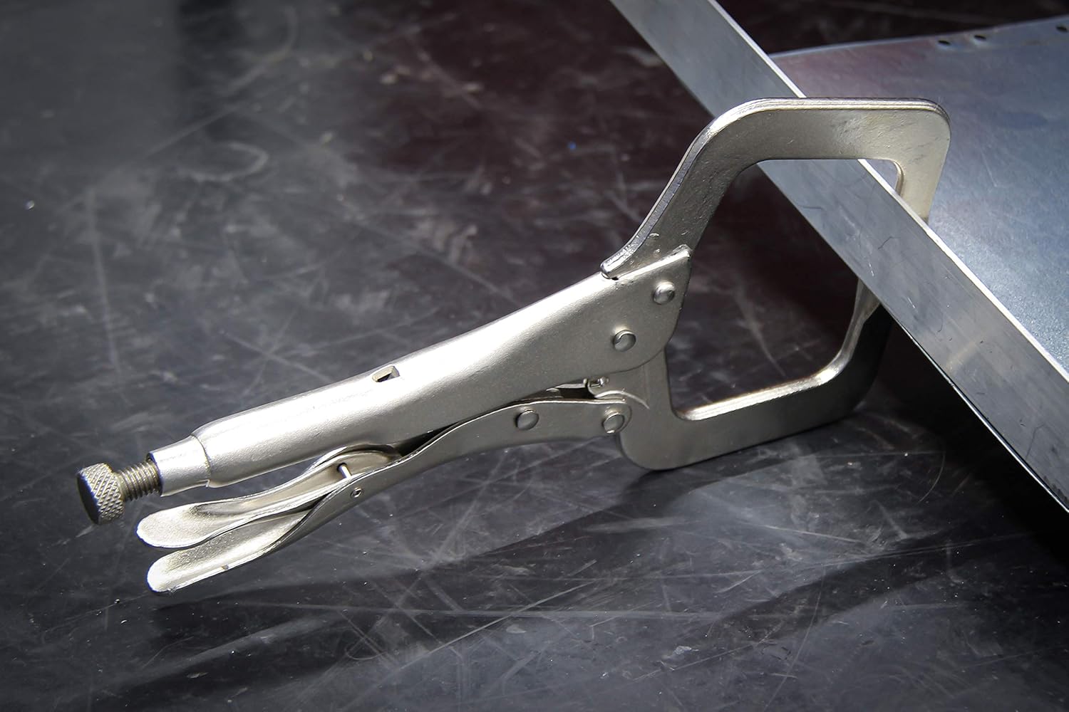 Pinza a scatto autobloccante morsetto a C vite regolabile 275mm Art.110701