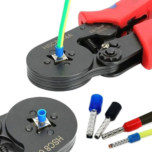 Pinza crimpatrice per terminali AWG23-7 0.25-10 mm² CRIMPATURA Art.07007