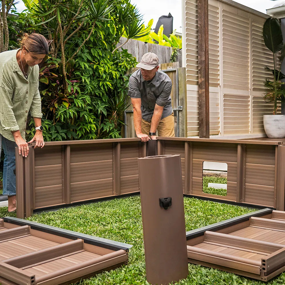 Tempo Style - Spa rigida quadrata MSpa Oslo Amber F-AM063W | Dimensioni 1.60 x 1.60 x 0.65 m