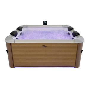 Tempo Style - Spa rigida quadrata MSpa Oslo Amber F-AM063W | Dimensioni 1.60 x 1.60 x 0.65 m