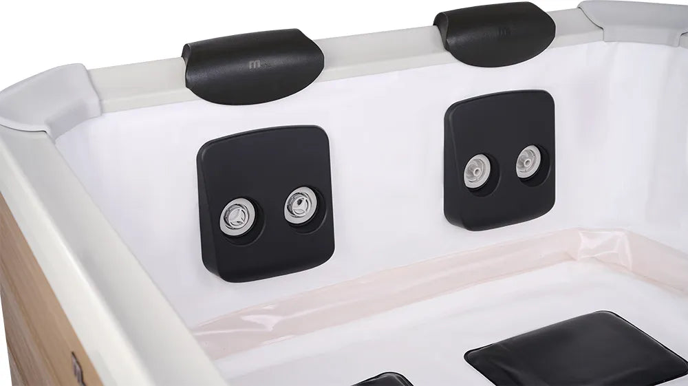 Tempo Style - Spa rigida quadrata MSpa Oslo Amber F-AM063W | Dimensioni 1.60 x 1.60 x 0.65 m